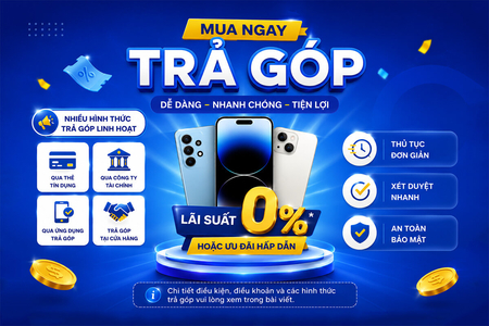 Mua iPhone cũ trả góp 0% - 0 trả trước tại Phúc Khang Mobile
