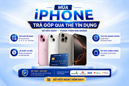 Mua iPhone cũ trả góp 0% qua thẻ tín dụng tại Phúc Khang Mobile