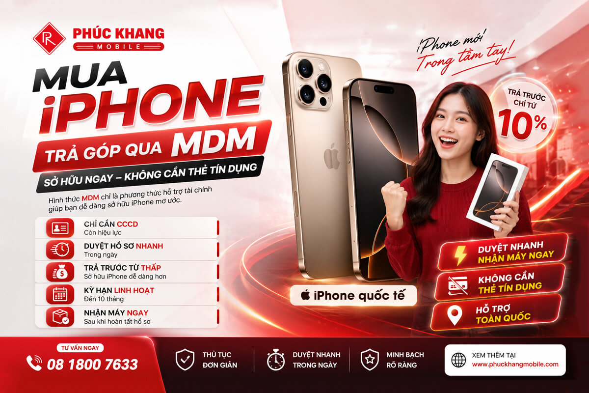 Dịch vụ mua trả góp iPhone qua MDM