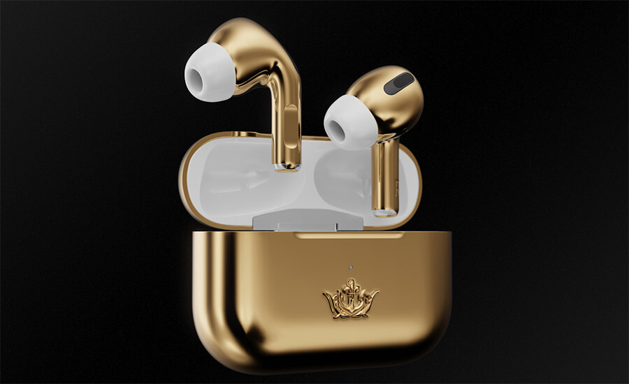 Ngắm nhìn Apple AirPods Pro phiên bản vàng "sang chảnh" - Hình 1 Ngắm nhìn Apple AirPods Pro phiên bản vàng "sang chảnh" - Hình 1