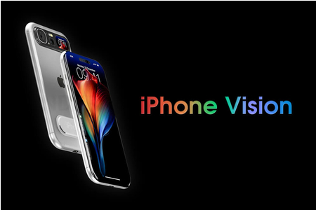Chiêm ngưỡng concept iPhone Vision được lấy cảm hứng từ kính VR Apple Vision Pro