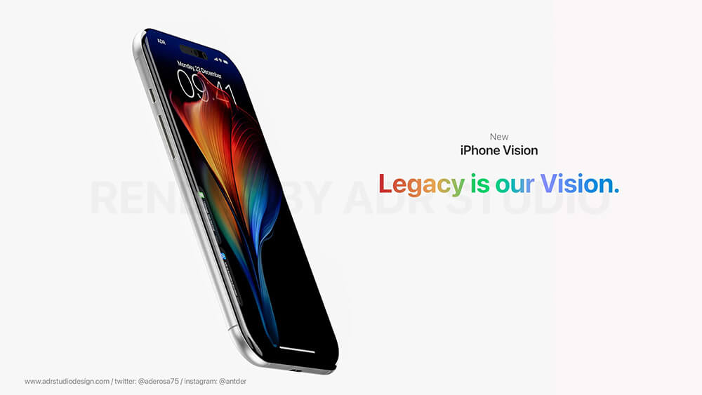 Concept iPhone Vision được lấy cảm hứng từ kính VR Apple Vision Pro - Hình 2