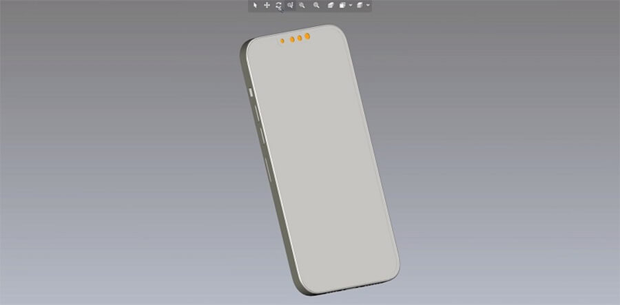 Ngoại hình của iPhone 13 (iPhone 12s) tiếp tục bị rò rỉ thông qua bản vẽ CAD - Hình 2 Ngoại hình của iPhone 13 (iPhone 12s) tiếp tục bị rò rỉ thông qua bản vẽ CAD - Hình 2