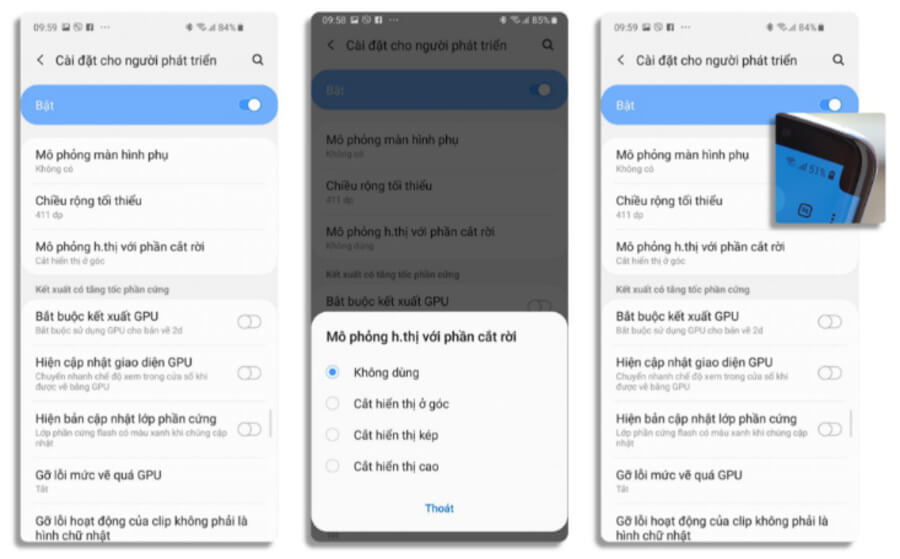 Bật "tai thỏ" trên One Ul