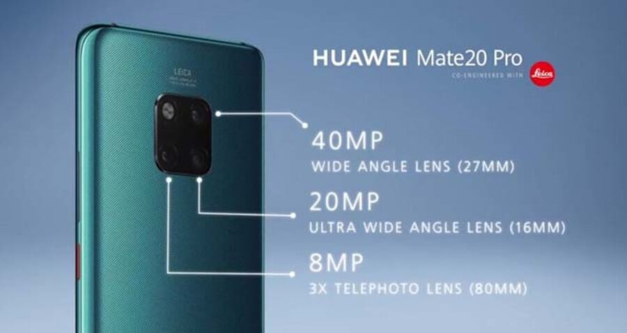 Huawei Mate 20 Pro có 1 cảm biến tới 40MP. Huawei Mate 20 Pro có 1 cảm biến tới 40MP.
