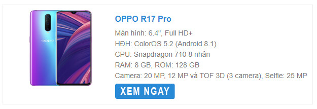 Oppo R17 Pro 128GB