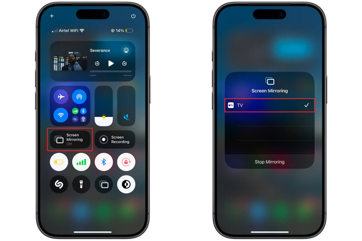 Cách phản chiếu màn hình iPhone lên TV bằng AirPlay