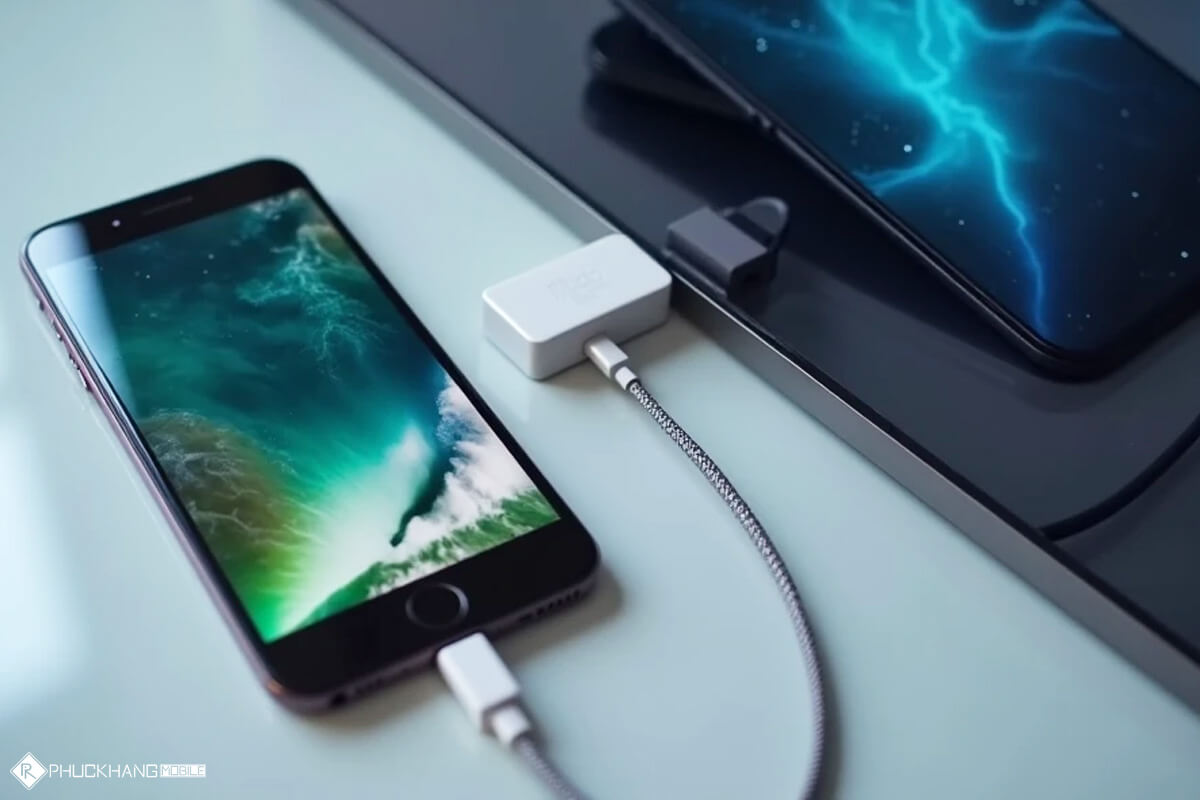 Cách phản chiếu màn hình iPhone lên tivi có dây