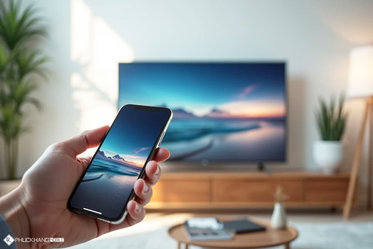 Cách phản chiếu màn hình iPhone lên TV