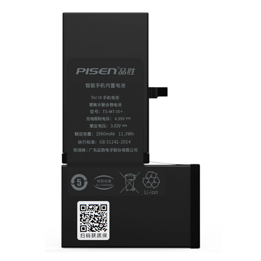Thay pin dung lượng cao PISEN iPhone X