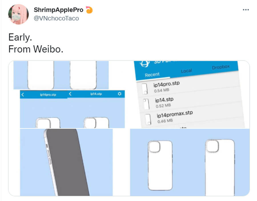 Rò rỉ sơ đồ thiết kế của iPhone 14 series, cho thấy sự khác biệt giữa các phiên bản - Hình 1 Rò rỉ sơ đồ thiết kế của iPhone 14 series, cho thấy sự khác biệt giữa các phiên bản - Hình 1