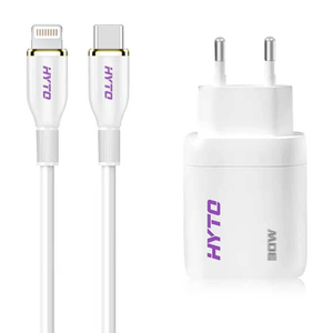 Sạc nhanh Hyto kèm cáp Type C - Lightning PD 30W Y51