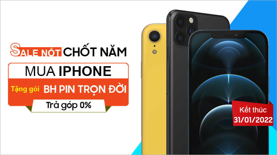 Sale Nốt Chốt Năm: Phúc Khang Mobile tung deal BH PIN trọn đời cho các sản phẩm iPhone Sale Nốt Chốt Năm: Phúc Khang Mobile tung deal BH PIN trọn đời cho các sản phẩm iPhone