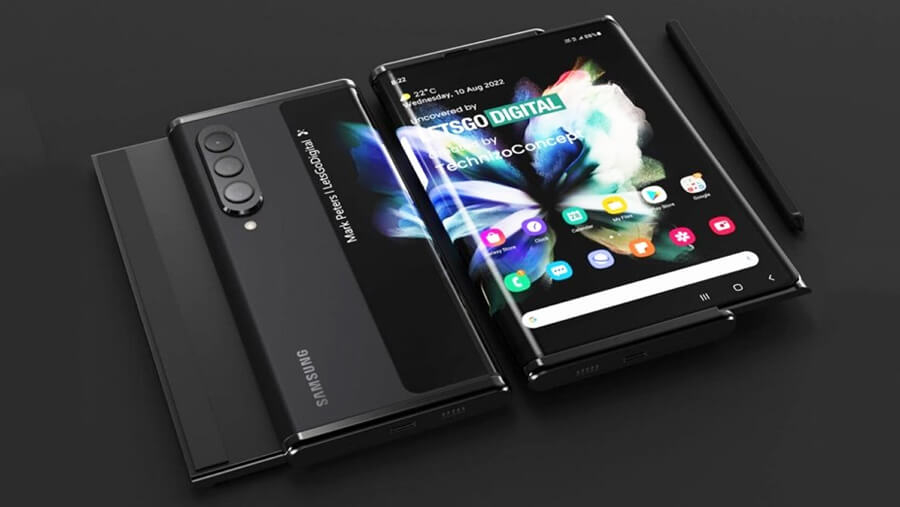 Samsung có thể ra mắt Galaxy Z Slide: Với màn hình dạng cuộn bao quanh thân máy Samsung có thể ra mắt Galaxy Z Slide: Với màn hình dạng cuộn bao quanh thân máy