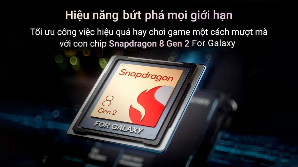 Snapdragon 8 Gen 2 for Galaxy trên Galaxy S23 Ultra