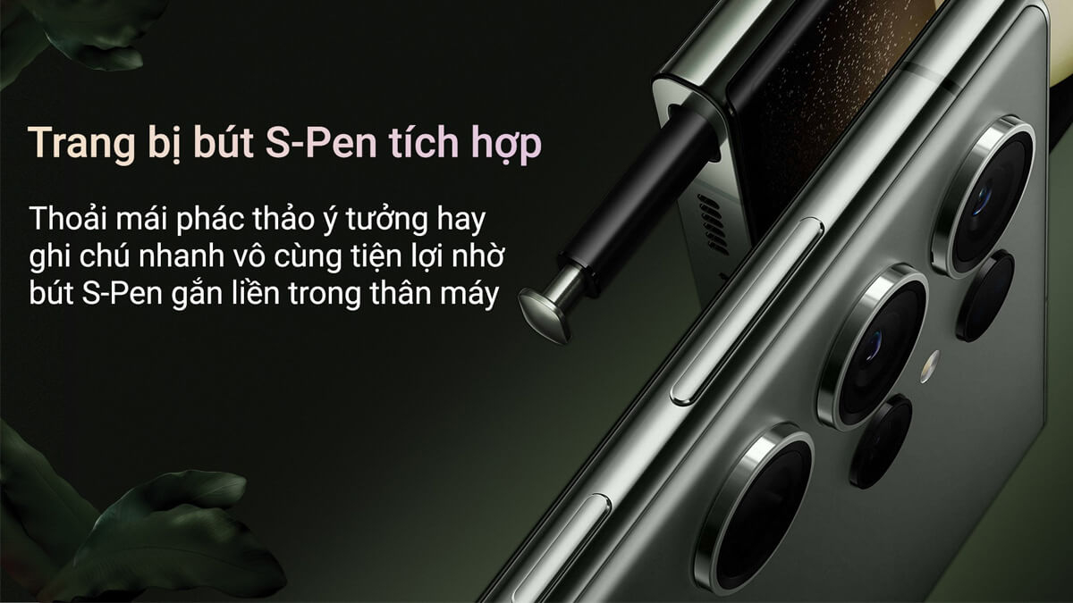 S-Pen tiện lợi đi kèm Galaxy S23 Ultra