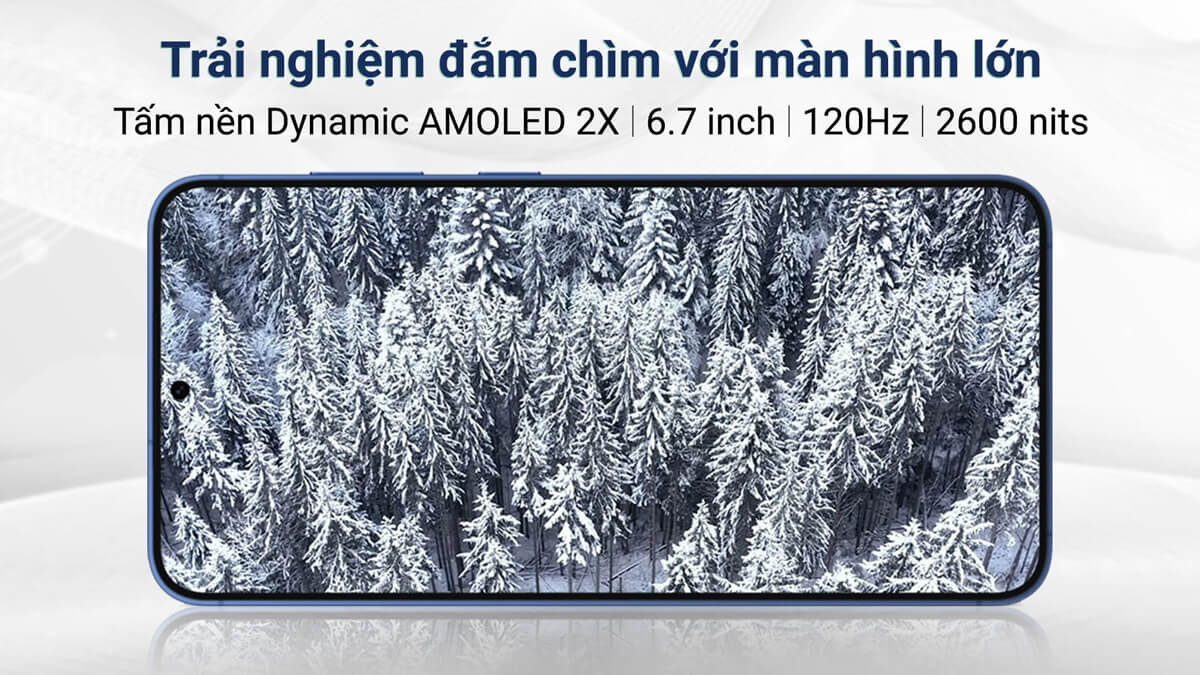 Màn hình sắc nét của Samsung Galaxy S25 Plus 512GB