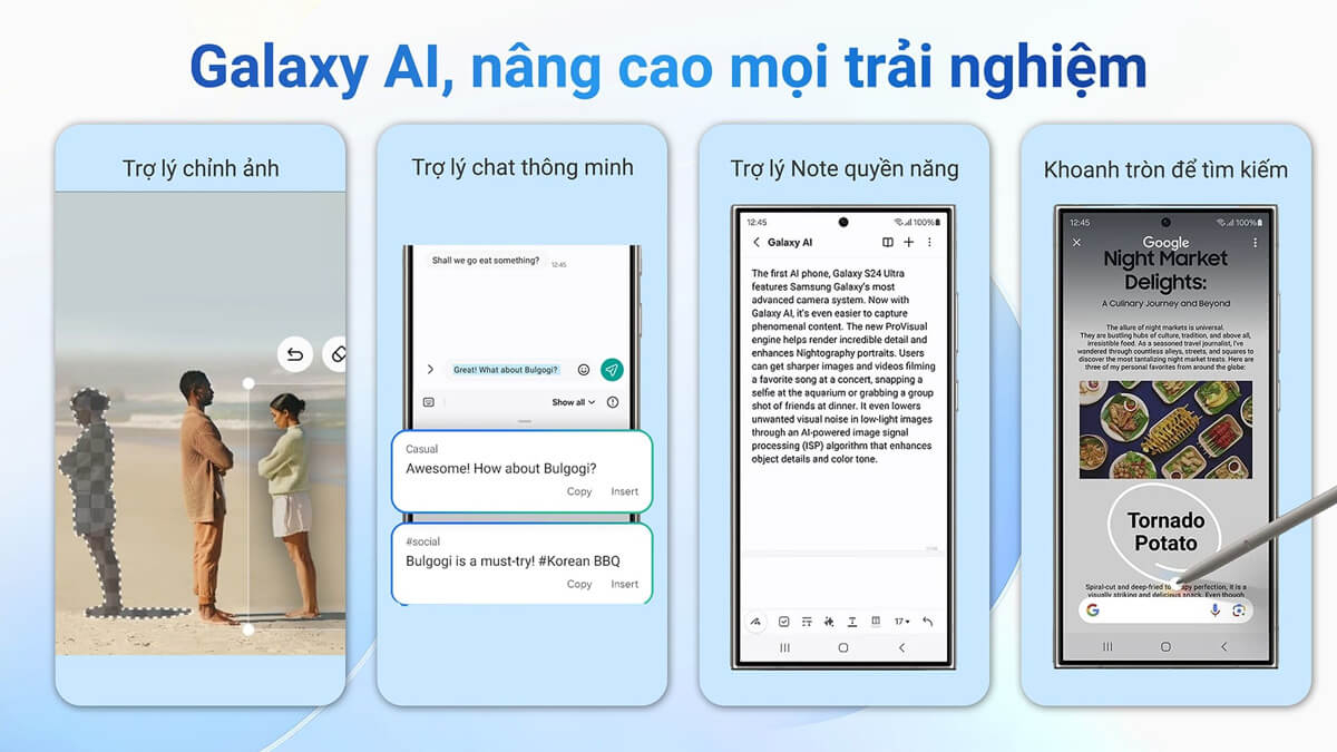 Galaxy AI giúp tối ưu hiệu suất và pin