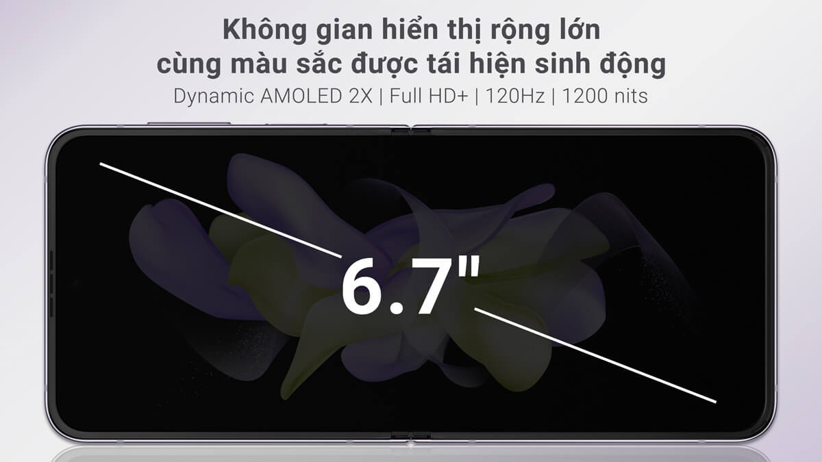 Samsung Galaxy Z Flip4 256GB - Màn hình chính Samsung Galaxy Z Flip4 256GB - Màn hình chính