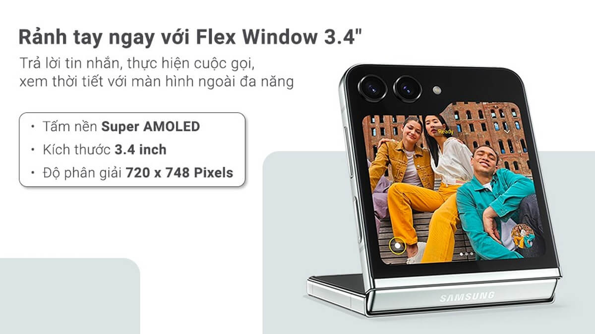 Samsung Galaxy Z Flip5 512GB - Flex Window Samsung Galaxy Z Flip5 512GB - Flex Window