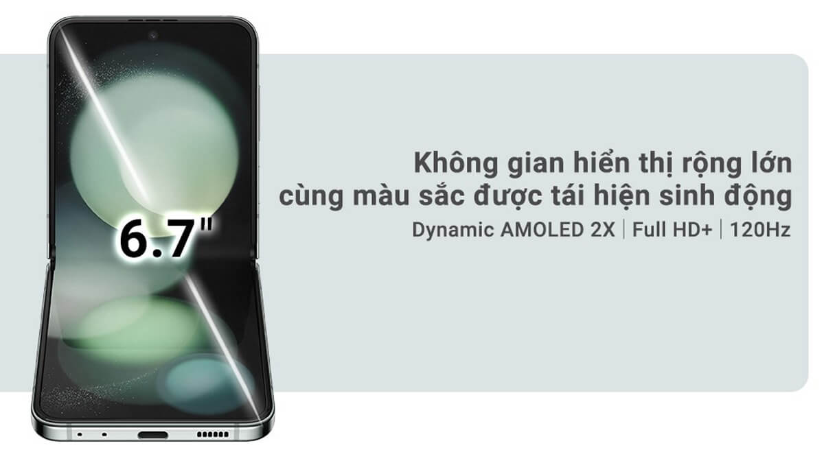 Samsung Galaxy Z Flip5 512GB - Màn hình chính Samsung Galaxy Z Flip5 512GB - Màn hình chính