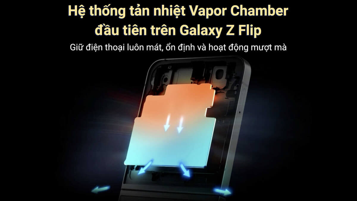 Samsung Galaxy Z Flip6 256GB - Hệ thống tản nhiệt