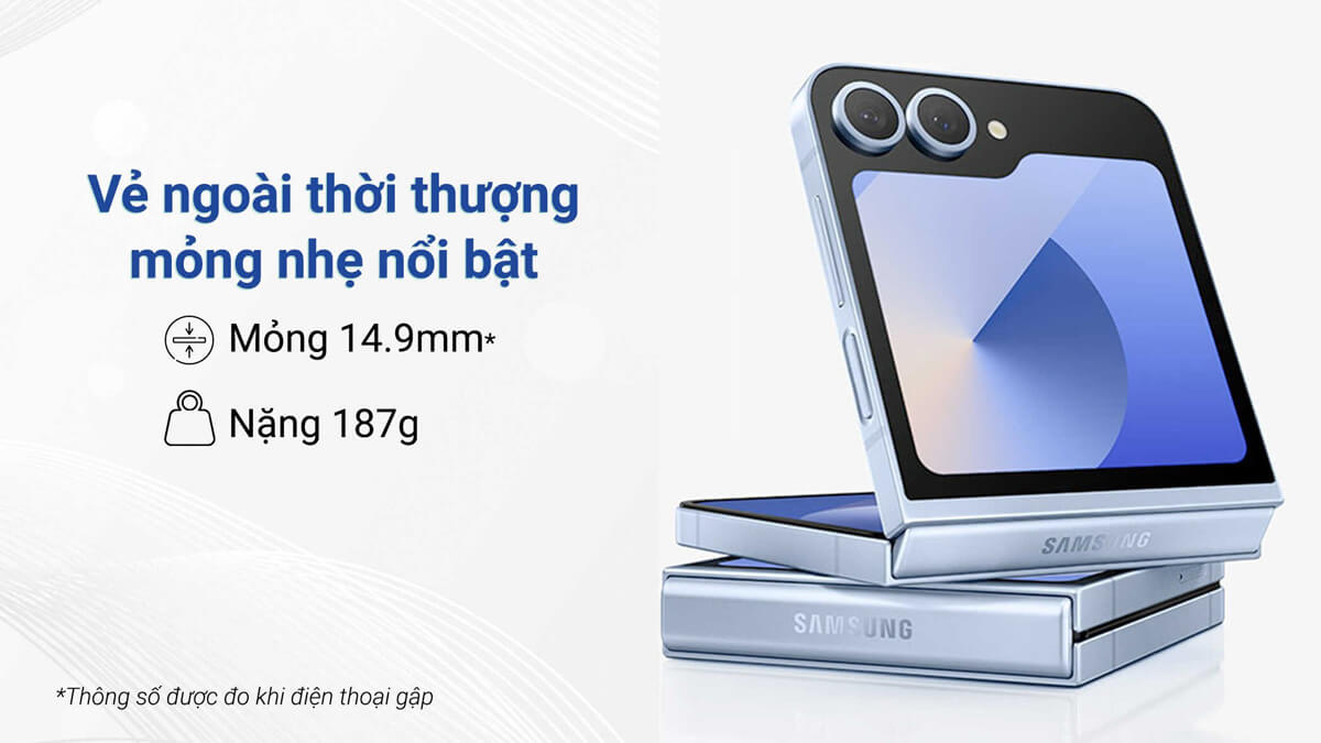 Samsung Galaxy Z Flip6 256GB - Thiết kế