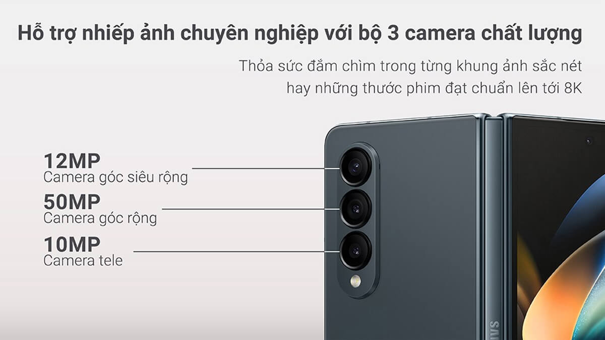 Chất lượng ảnh chụp từ camera Samsung Galaxy Z Fold4 256GB