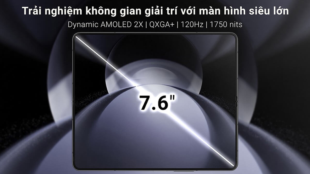 Màn hình Samsung Galaxy Z Fold5 - Hiển thị sắc nét với Dynamic AMOLED 2X