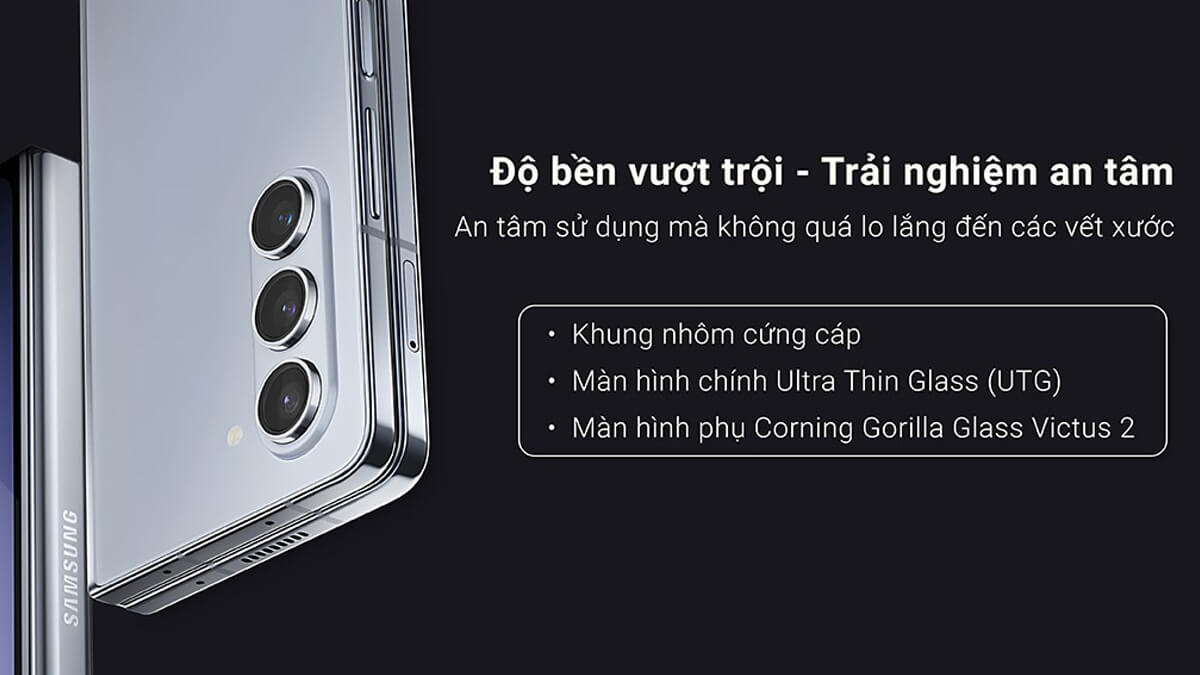 Thiết kế điện thoại - Samsung Galaxy Z Fold5