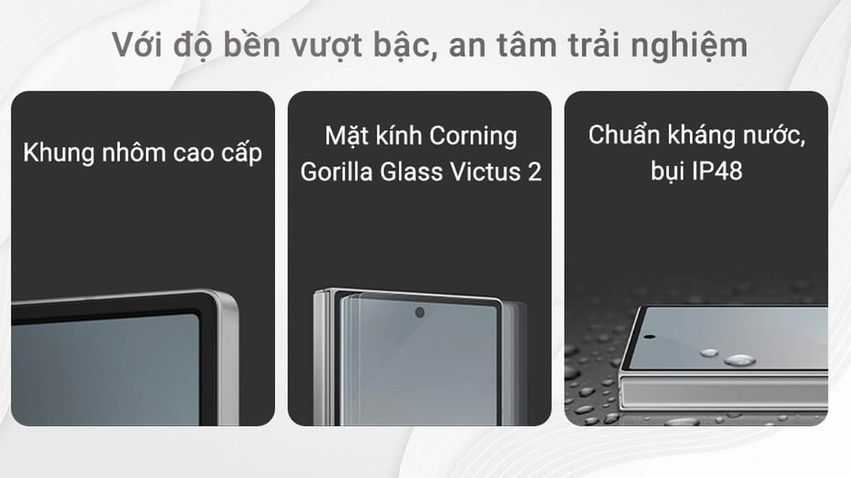 Samsung Galaxy Z Fold6 256GB - Độ bền