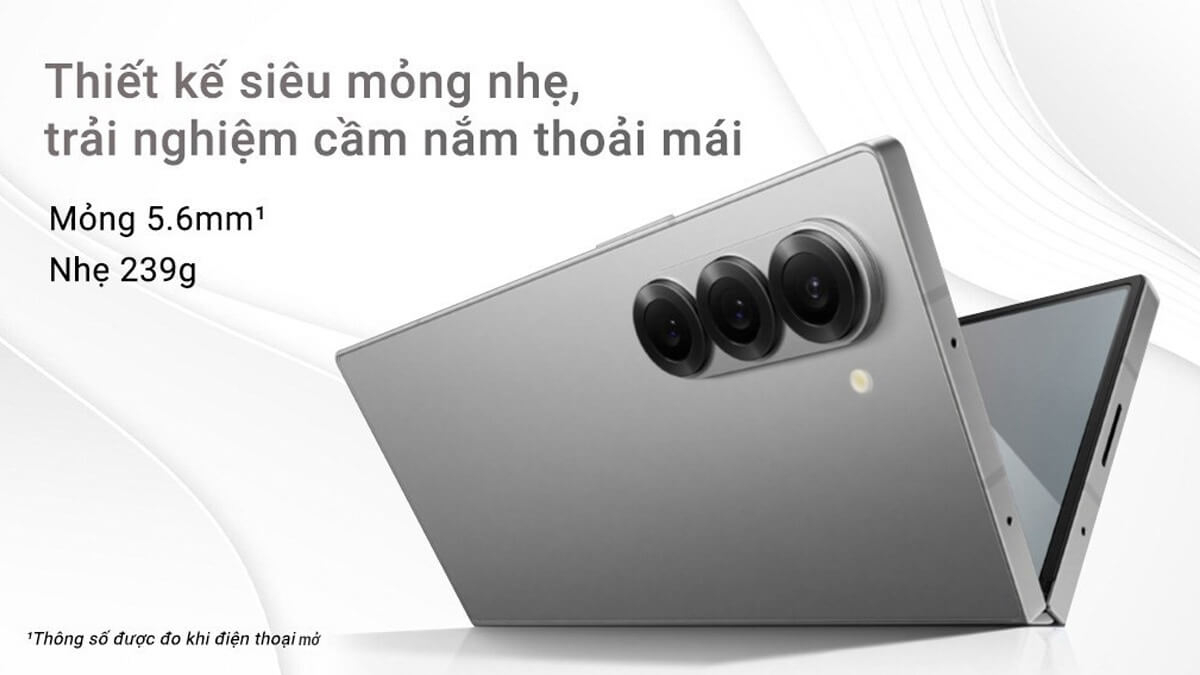 Samsung Galaxy Z Fold6 256GB - Thiết kế