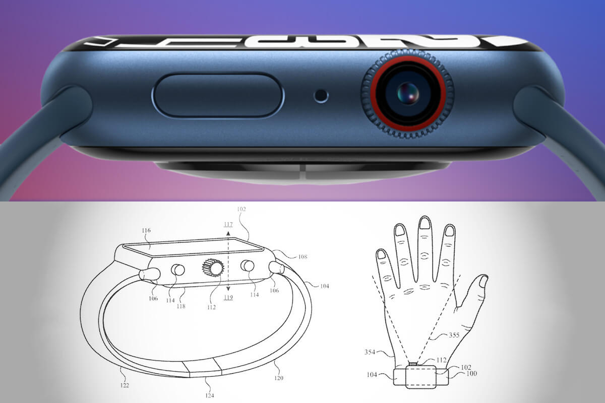 Apple Watch tương lai có thể có camera ẩn hoàn toàn khi không sử dụng Apple Watch có camera