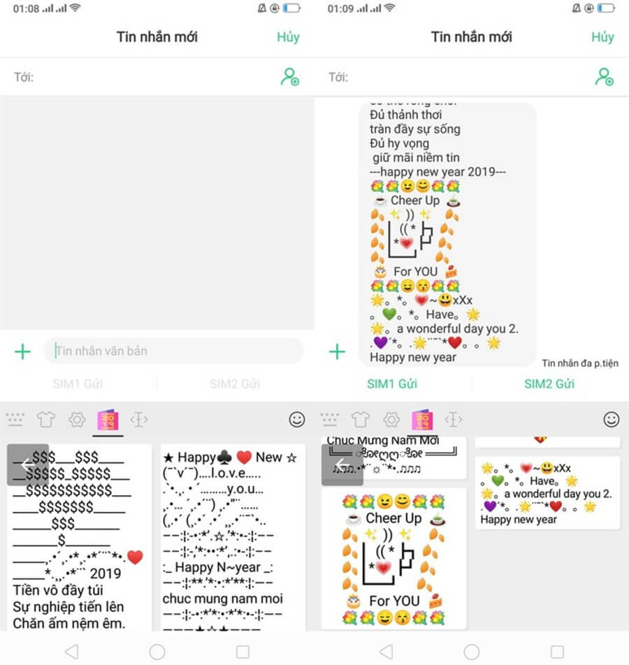 Soạn những tin nhắn chúc tết 2019 độc đáo bằng Labankey - Hình 2 Soạn những tin nhắn chúc tết 2019 độc đáo bằng Labankey - Hình 2