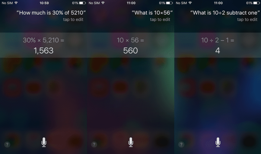 Nhờ trợ lý Siri làm toán giúp, tại sao không nhỉ? Nhờ trợ lý Siri làm toán giúp, tại sao không nhỉ?