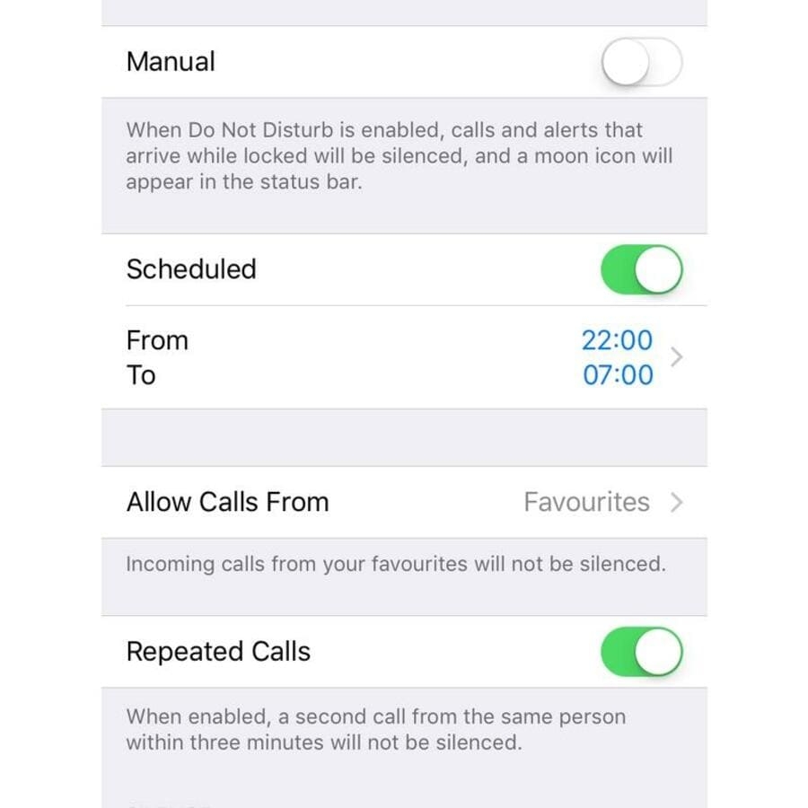 Chế độ Do not Disturb Chế độ Do not Disturb