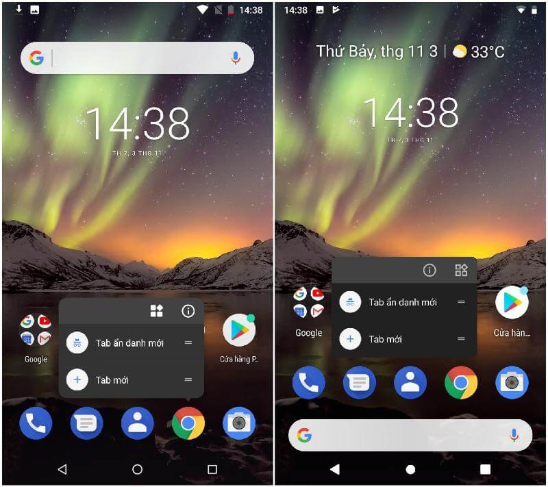 Sự khác biệt giữa giao diện Android 8 với Android 9 trên Nokia 6.1 - Hình 2