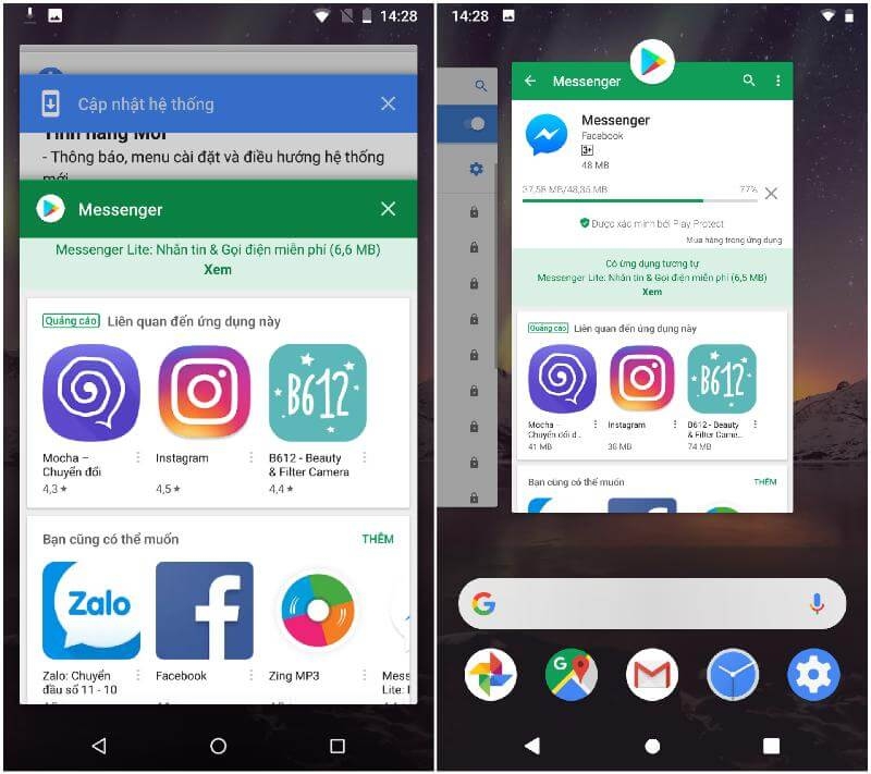 Sự khác biệt giữa giao diện Android 8 với Android 9 trên Nokia 6.1 - Hình 9