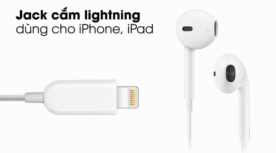 Tai nghe nhét tai EarPods Lightning Apple - Hình 3