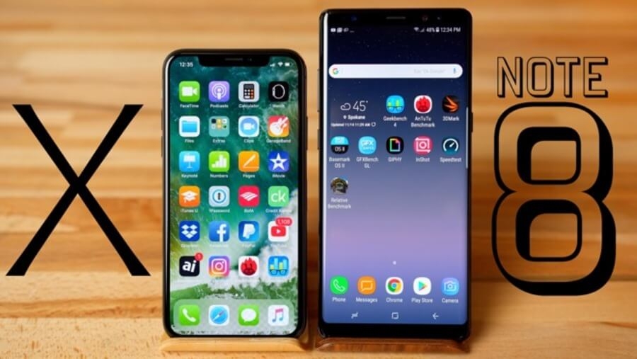 Nên mua iPhone X cũ hay Galaxy Note 8 mới?