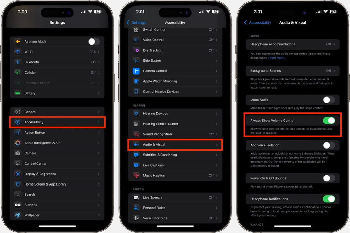 Thanh âm lượng trở lại với iOS 18.2 - Bạn đã thử chưa? - Hình 1 Thanh âm lượng trên iOS 18.2 - Hình 1
