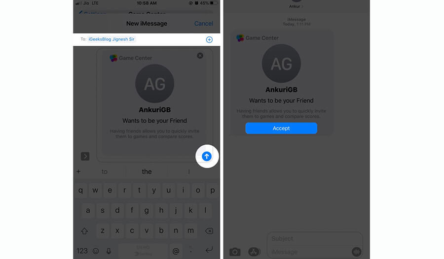 Thêm bạn bè trong Game Center trên iPhone và iPad - Hình 2 Thêm bạn bè trong Game Center trên iPhone và iPad - Hình 2