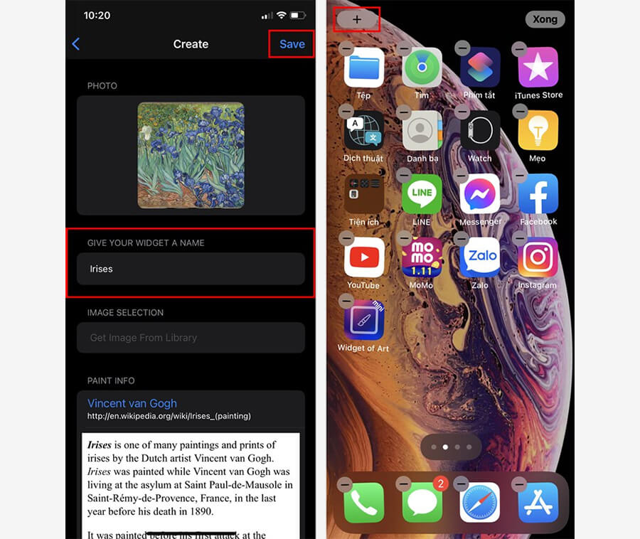 Thêm một bức tranh lên màn hình iPhone chạy iOS 14 mà không cần Jailbreak - Hình 2