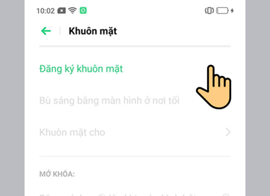 Thiết lập bảo mật mở khóa bằng khuôn mặt trên Oppo F11 Pro - Hình 4 Thiết lập bảo mật mở khóa bằng khuôn mặt trên Oppo F11 Pro - Hình 4