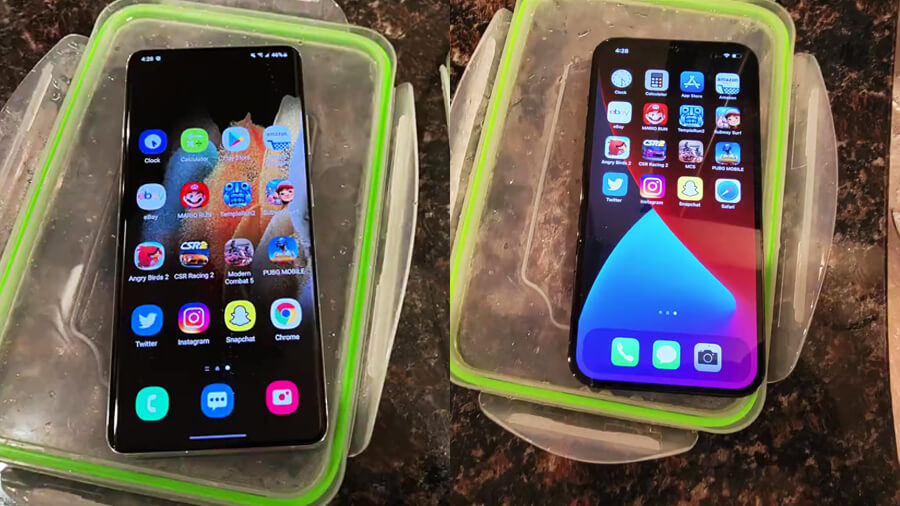 Thử nghiệm đóng băng iPhone 12 Pro Max và Galaxy S21 Ultra... cái kết quá bất ngờ - Hình 4 Thử nghiệm đóng băng iPhone 12 Pro Max và Galaxy S21 Ultra... cái kết quá bất ngờ - Hình 4