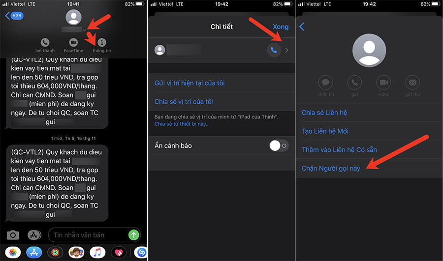 Thủ thuật giúp ngăn chặn tin nhắn rác trên iPhone - Hình 3 Thủ thuật giúp ngăn chặn tin nhắn rác trên iPhone - Hình 3