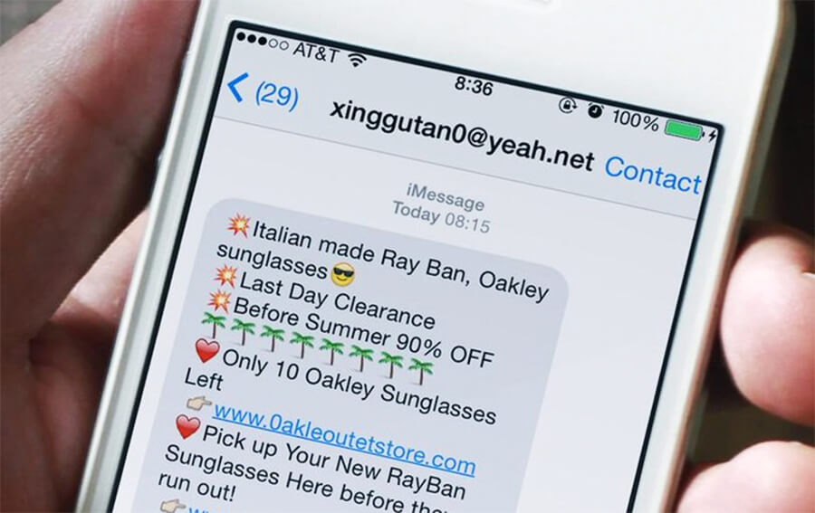 Thủ thuật giúp ngăn chặn tin nhắn rác trên iPhone - Hình 1 Thủ thuật giúp ngăn chặn tin nhắn rác trên iPhone - Hình 1