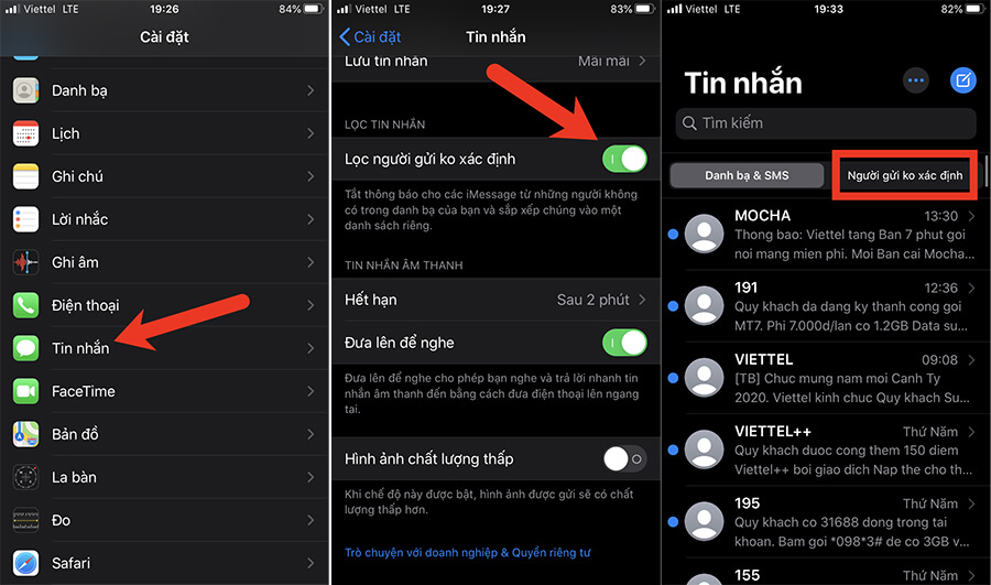 Thủ thuật giúp ngăn chặn tin nhắn rác trên iPhone - Hình 2 Thủ thuật giúp ngăn chặn tin nhắn rác trên iPhone - Hình 2