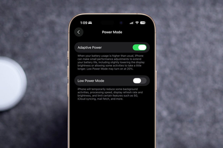 Adaptive Power Saving Mode - bí kíp kéo dài tuổi thọ pin iPhone