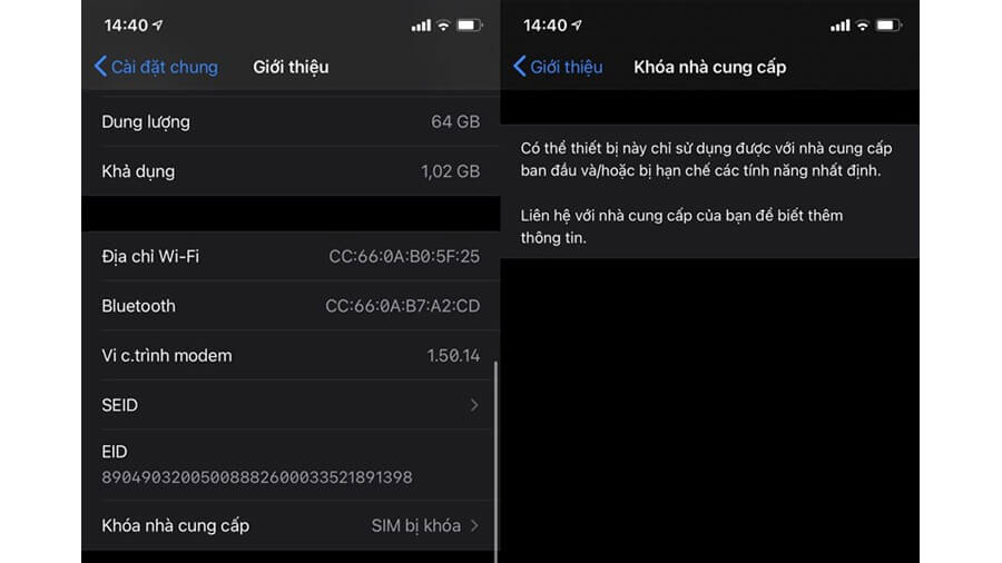 Tránh mua nhầm iPhone lock nhờ tính năng này trên iOS 14 - Hình 2 Tránh mua nhầm iPhone lock nhờ tính năng này trên iOS 14 - Hình 2